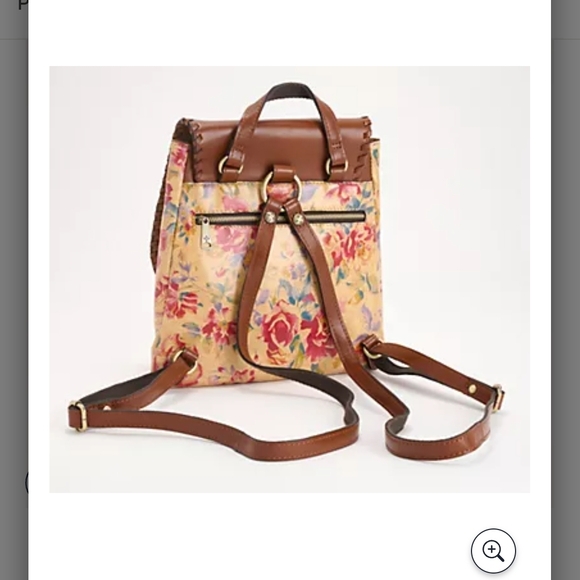 Patricia Nash Floral Tan and Brown‎ Backpack main image 6